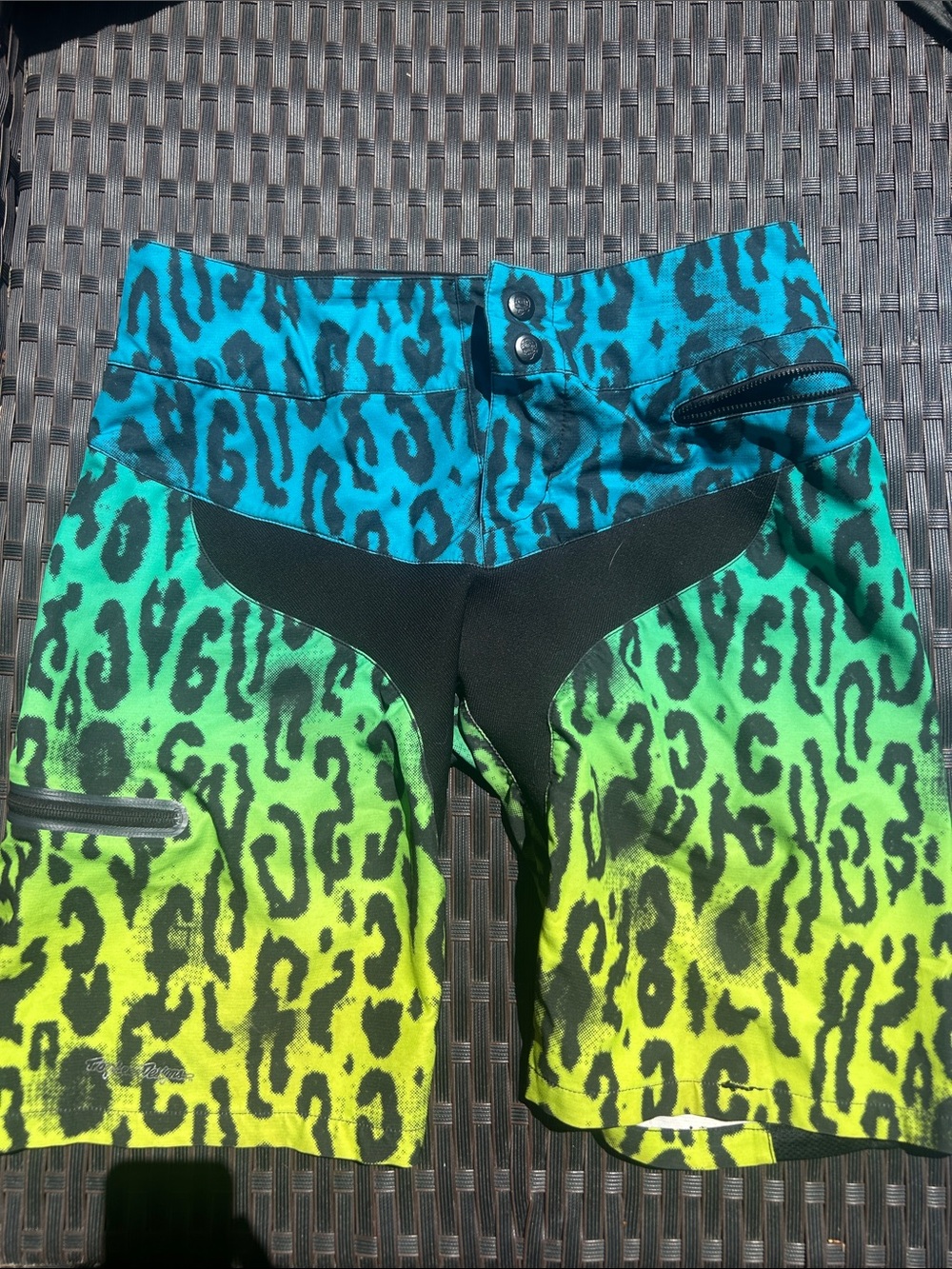 Women's Troy Lee designs Leopard Bike Shorts
